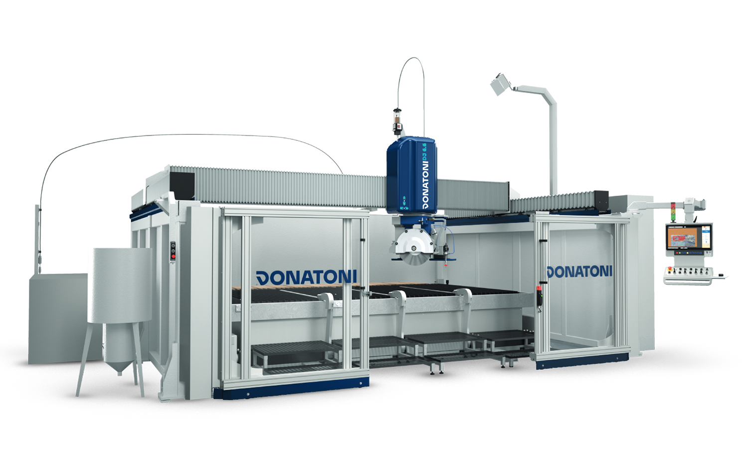 Donatoni DJ 6.6 SawJet - 5-axis blade and waterjet cutting centre